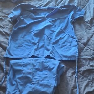 Blue Scrub Set